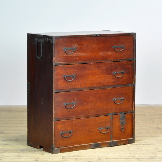 Japanische Tansu Kommode, circa 1890 – Kommoden, Iron, Wood (photo 3 of 10)