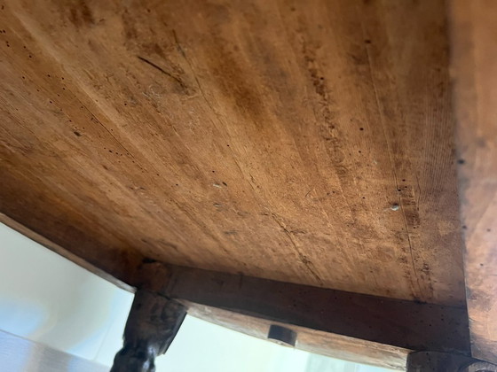 Image 1 of Cassettone - Noce - Comò con specchiera