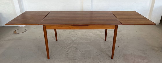 Image 1 of Deense Teak Midcentury Eettafel Door Ar Møbler