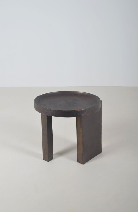 Image 1 of Mesa auxiliar danesa de metal diseñada por Nicolaj Nøddesbo & Tommy Hyldahl, 2019