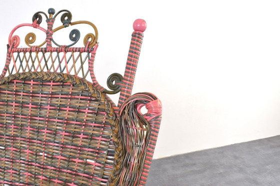 Image 1 of American Victorian Wicker Armchair from Heywood- Wakefield, 1910s.