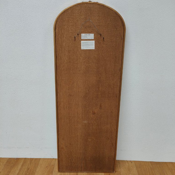 Image 1 of Miroir sur pied DeKnudt vintage doré de style Hollywood Regency