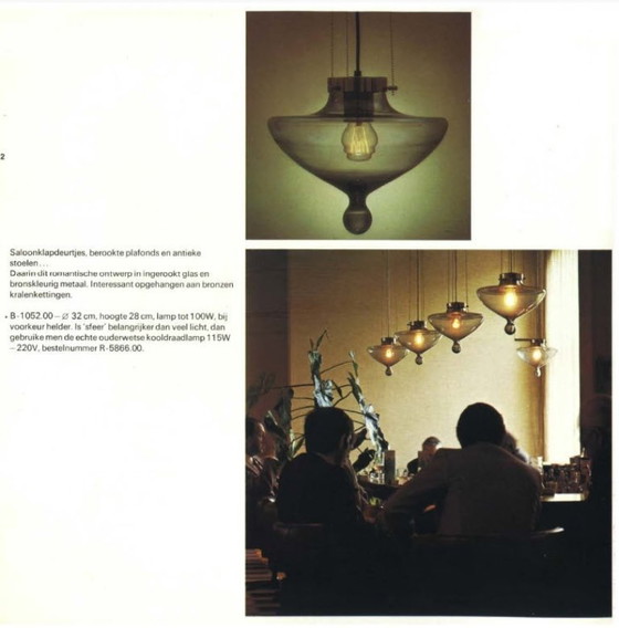 Image 1 of Hanglampen - Raak Amsterdam -  High Chaparral - 1970s - Vintage