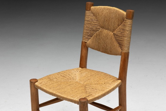 Image 1 of Sedie da pranzo "Bauche" di Charlotte Perriand per Steph Simon, Francia, anni '50