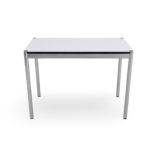 USM Haller side table, white vintage design, dining table, kitchen table