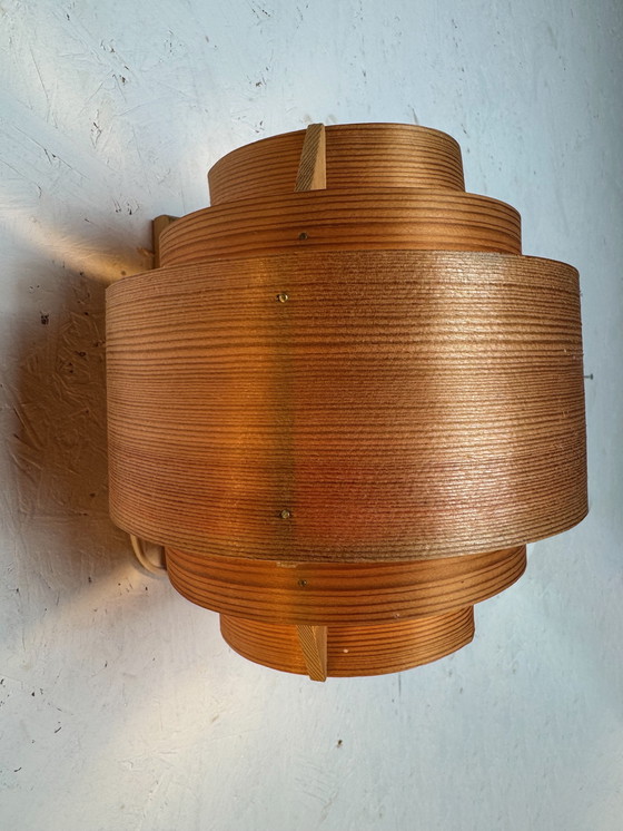 Image 1 of Hans-Agne Jakobsson Wall Lamp V327 – Ellysett Series Beauty in Pine