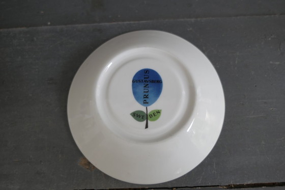 Image 1 of Tasse et soucoupe Gustavsberg vintage Prunus Suède