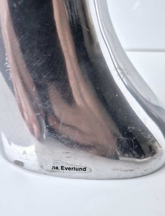 Image 1 of 2 candelabros IKEA Anna Everlund / Efverlund, patrón en zigzag, años 80