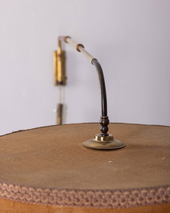 Image 1 of LAMPADA DA PARETE VINTAGE ANNI 50 REGOLABILE IN OTTONE DESIGN ITALIANO