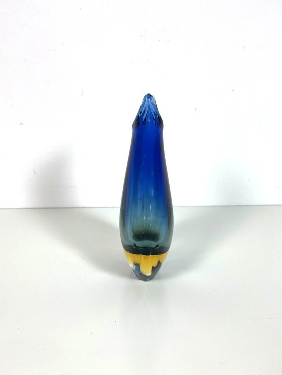 Image 1 of Jarrón Sommerso de cristal de Murano de Flavio Poli para Seguso Italia, década de 1960