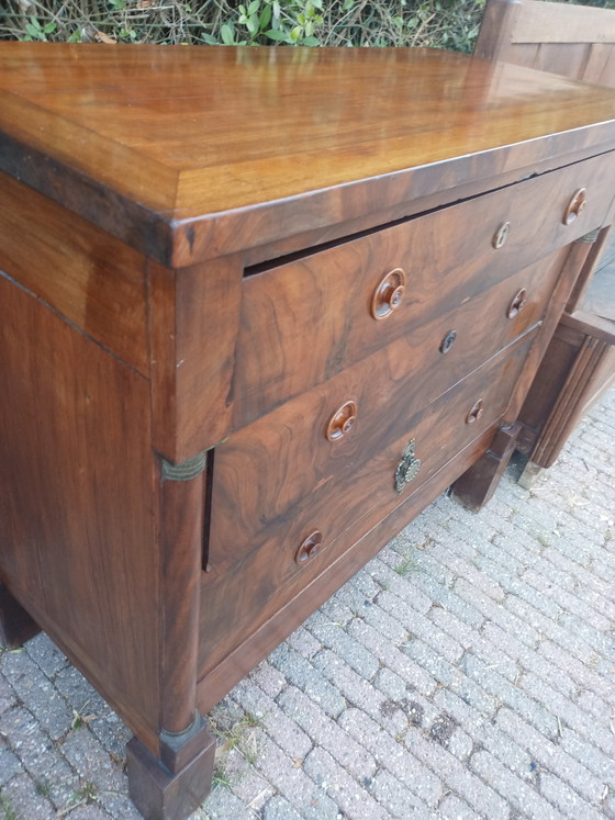 Empire Ladekast 19de Eeuw – Ladekasten, Wood (photo 2 of 5)