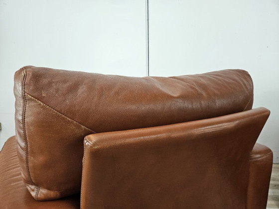Osaka Brown Leather Armchairs by Moroso, 1980 (photo 18 of 21)