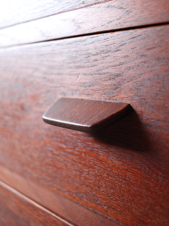 Vintage Deense secretaire in teak – Bureau, Wood (photo 10 of 13)