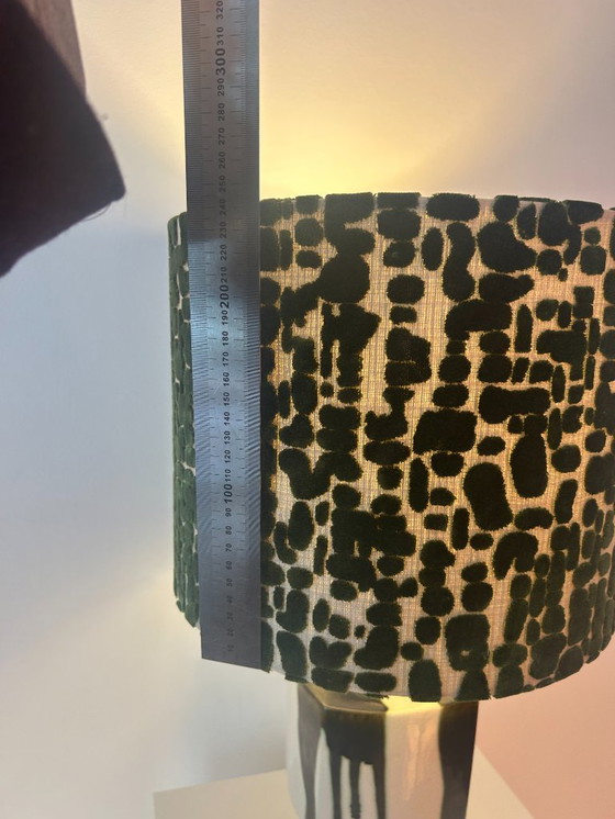 Image 1 of Set of 2 MCM Table Lamps: Upcycled one-of-a-kind pieces made from vases by Ditmar Urbach Keramik – Czech Republic