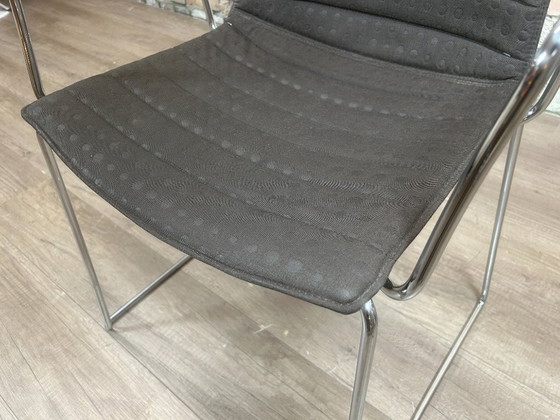 Arper Catifa 46 bracciolo, Fantasia | Lievore Altherr Molina, Sedie da camera, Tessile, Cromo, Nero, Modern (foto 12 di 15)