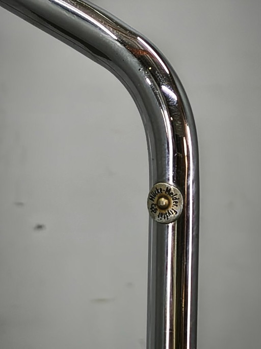Mücke Melder Bauhaus Chrome Valet Stand, Czechoslovakia 1930s