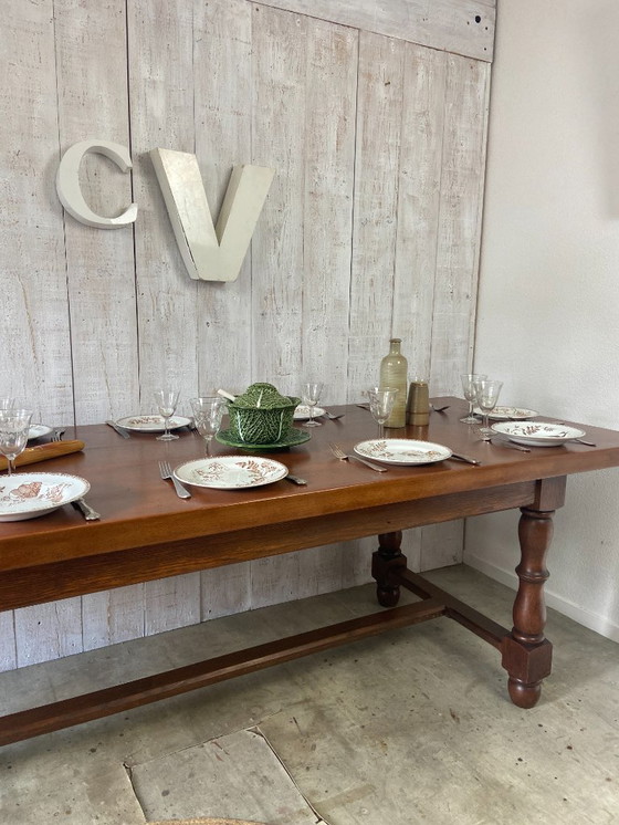 Image 1 of Large farmhouse table 280x87cm