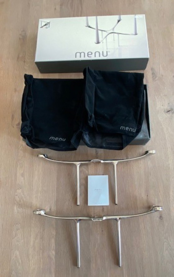Menü Dänemark Stilvoller dänischer Kerzenleuchter Charles Wilson 2005 – Menu Denmark, Kerzenhalter, Metal (photo 4 of 6)