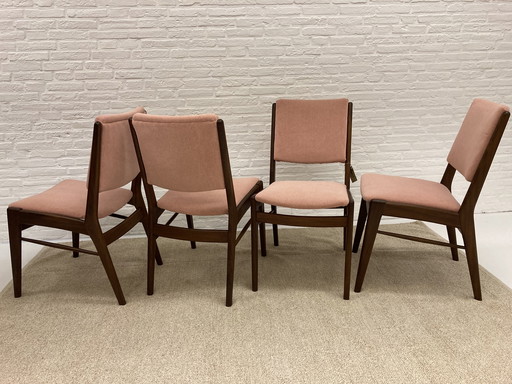 Vintage dining chairs solid teak