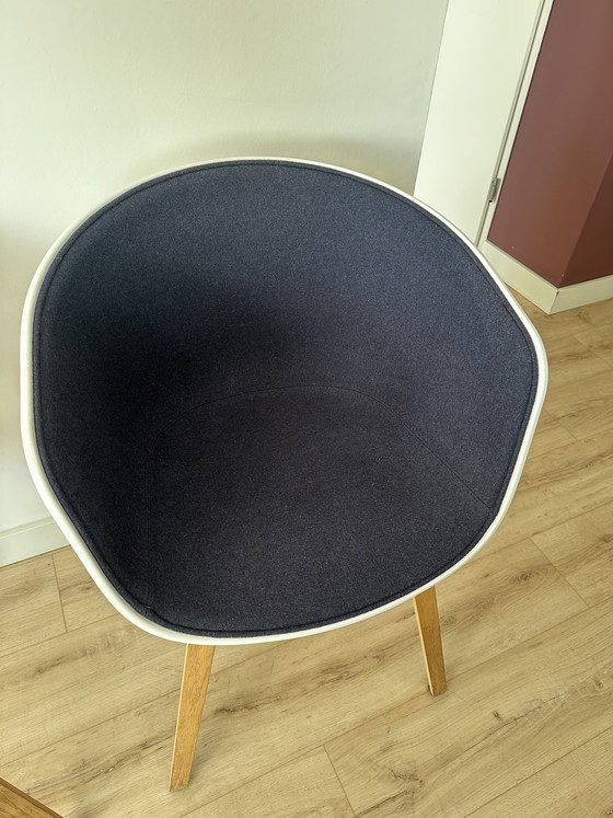 Image 1 of 8x Hay About A Chair blanc et rembourré