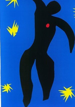 Henri Matisse--Lithographie couleur offset Icare