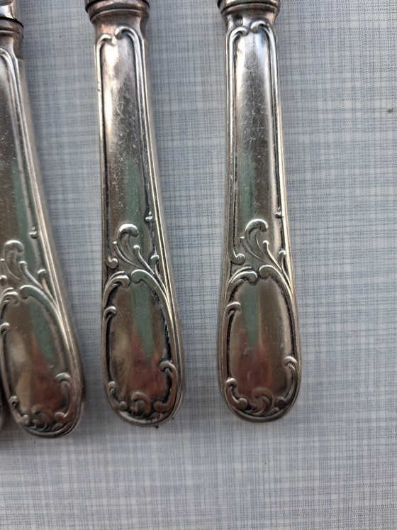 12 Coltelli da dessert argentati – Set di posate, Metal (photo 2 of 9)
