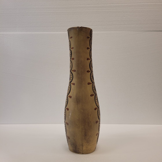Image 1 of Jarrón / Jarra En Cerámica, Estilo Tribal, 70’S - Francia