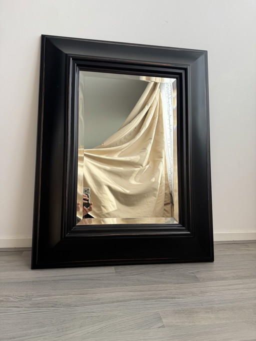 Riverdale-Spiegel im schwarzen Stil, 73 x 93 cm