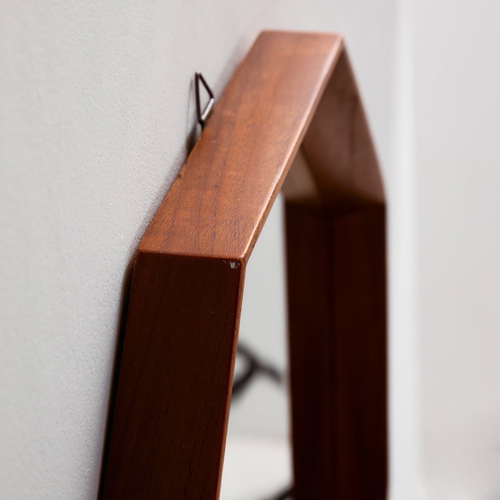 Image 1 of MK11166 Octagonal teak framed mirror