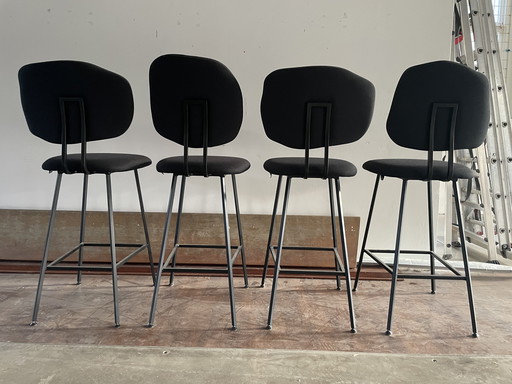 4 original Maarten Boss Barhocker