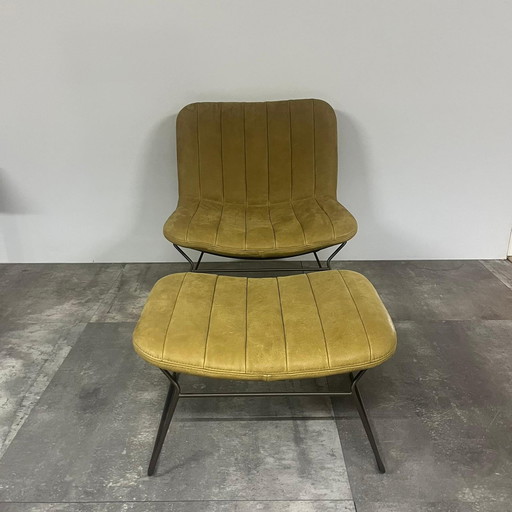 poltrona con pouf bert plantagie Draat