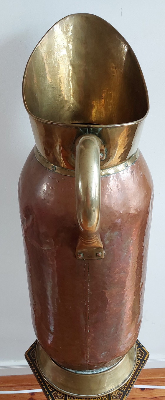 Image 1 of Late 19th to early 20th century Large Antique French Pitcher