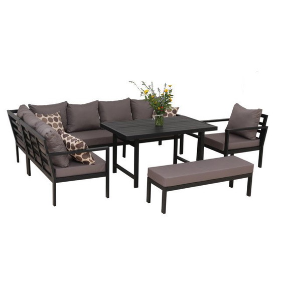 Image 1 of Ensemble de salle à manger chic pour 9 personnes