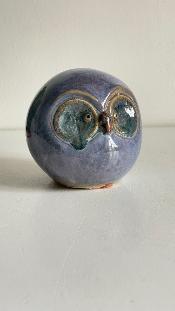 Image 1 of Vintage Handmade Ceramic Owl