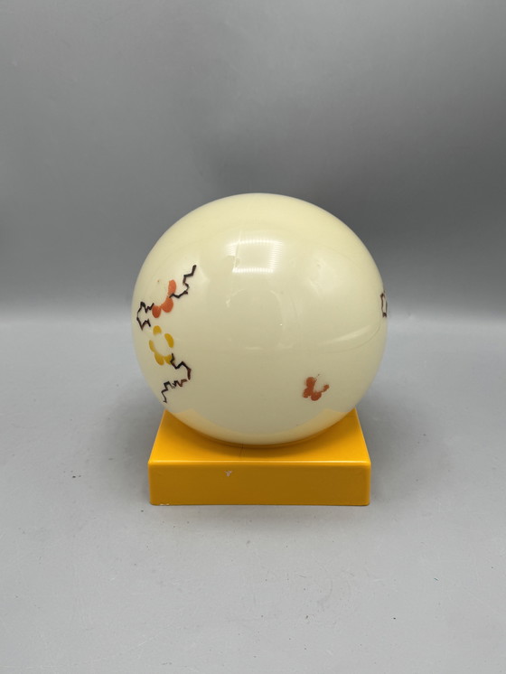 Image 1 of Tafellamp met bloemendecor