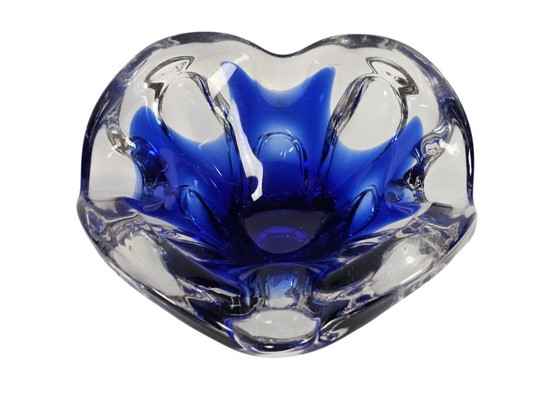 Image 1 of Josef Hospodska - République tchèque - design en verre - cendrier - verrerie Chribska - années 60