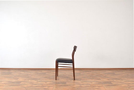 Image 1 of Mid-Century Teak Dining Chairs by Gustav Herkströter for Lübke, 1960s, Set of 4