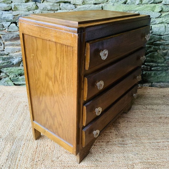 Cassettiera vintage - maniglie a fiori – Cassettiere, Legno (photo 10 of 13)