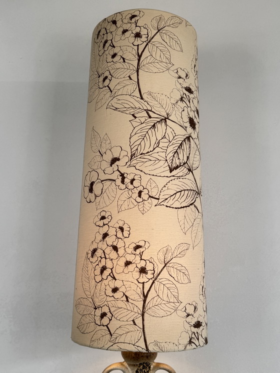 Image 1 of Steinbach Leuchten Ceramic Table Lamp – West German Mid-Century Statement