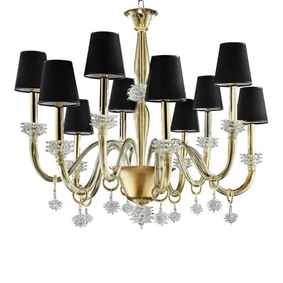 Image 1 of Modern Venetian Rostrato Murano Glass Chandelier by Simoeng for Simoeng