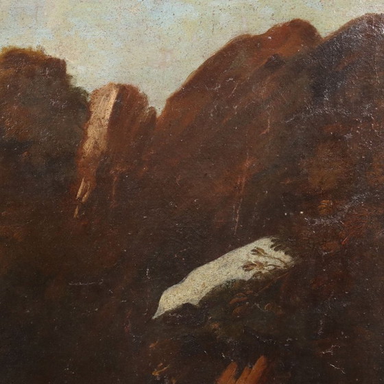 Image 1 of Landscape Painting with Holy Hermit