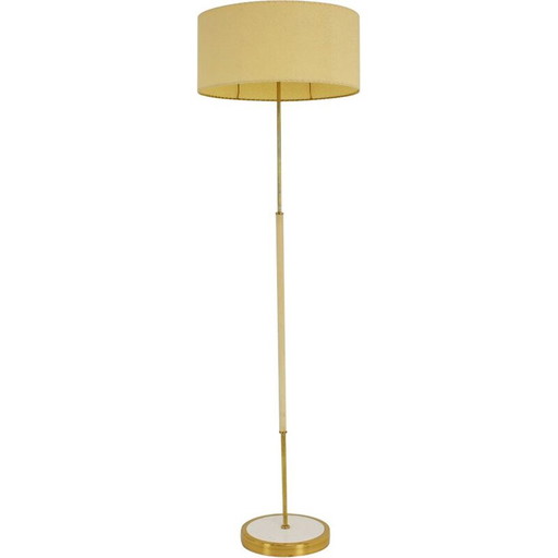 Vintage vloerlamp in perkamentpapier, Duitsland 1970