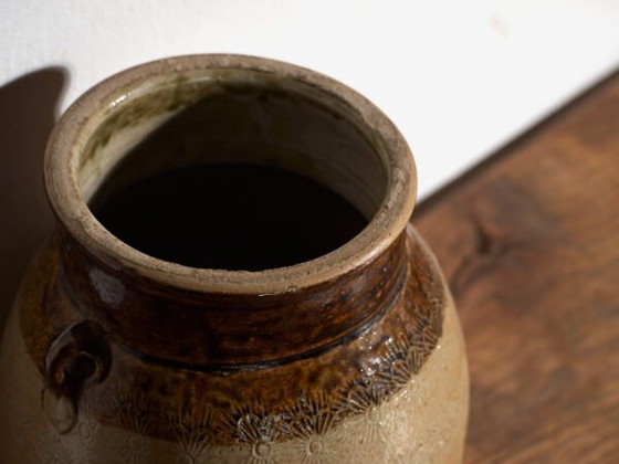 Antike chinesische glasierte Steingutvase – China, ca. 1900 – Vasen, Ceramic, Rustic (photo 18 of 39)