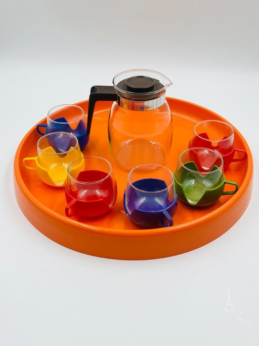 Multicolor Space Age Coffee Service