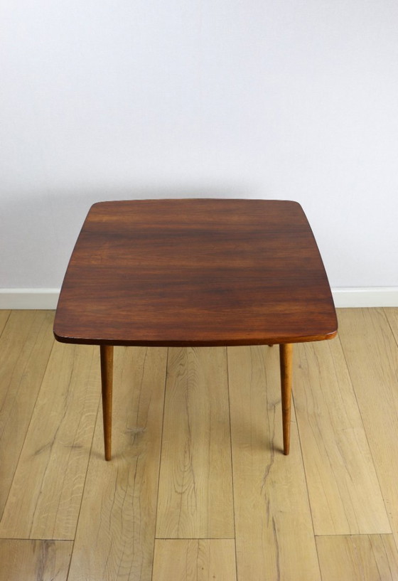 Image 1 of Polnischer Couchtisch/Konsolentisch, 1970er Jahre, mittelgroß, quadratisch
