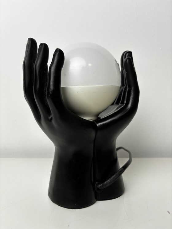 Image 1 of Art Deco Hands Table Lamp