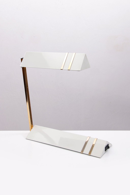 Lampada da scrivania italiana, splendido design elegante, 1960