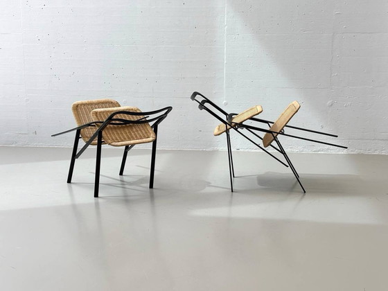 Image 1 of Set of 4 chairs model Clio by Giorgio Cattelan for Cidue, 1970s Italy