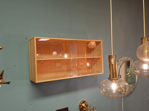 Vetrina da parete vintage, vetrina, mobile espositivo, vetrina a muro