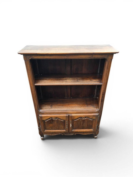 Libreria antica in rovere patinato in stile Luigi XV. – Librerie, Wood (photo 3 of 5)